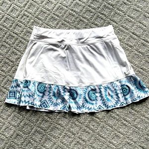 Sofibella White and Blue Tennis Skirt 🎾